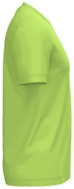 Basis-T-Shirt aus Bio-Baumwolle - Limettengrün