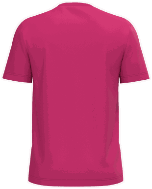 Basis-T-Shirt aus Bio-Baumwolle - Fuchsia