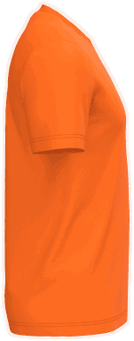 Basis-T-Shirt aus Bio-Baumwolle - Orange