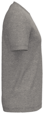 Basis-T-Shirt aus Bio-Baumwolle - Grau meliert