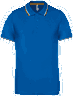 Bleu royal clair/jaune/blanc