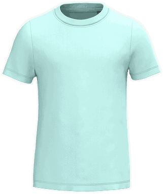 T-shirt enfant éco de base - Menthe glacée