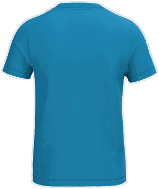 T-shirt enfant éco de base - Bleu tropical