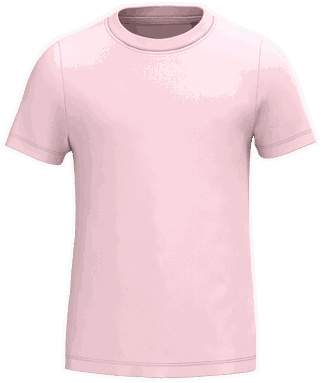 T-shirt enfant éco de base - Rose pâle