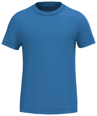 T-shirt enfant éco de base - Bleu royal clair