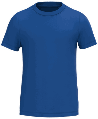T-shirt enfant éco de base - Bleu royal