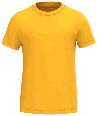 T-shirt enfant éco de base - Jaune