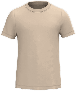 T-shirt enfant éco de base - Sable clair