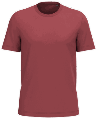 T-shirt éco classique - Rouge terre cuite