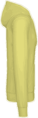 Basis-Kapuzenpullover aus Bio-Baumwolle - Zitronengelb