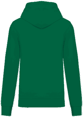 Basis-Kapuzenpullover aus Bio-Baumwolle - Kellygrün