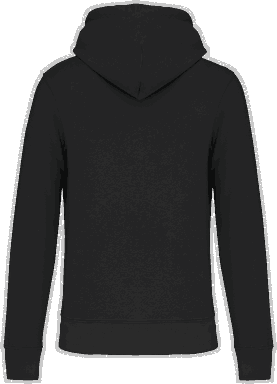 Basis-Kapuzenpullover aus Bio-Baumwolle - Schwarz