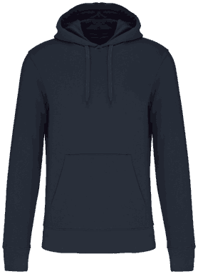 Basis-Kapuzenpullover aus Bio-Baumwolle - Marine
