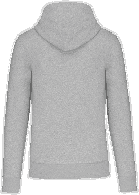 Basis-Kapuzenpullover aus Bio-Baumwolle - Oxford Grau