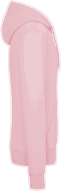 Basis-Kapuzenpullover aus Bio-Baumwolle - Blassrosa