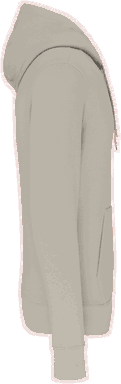 Basis-Kapuzenpullover aus Bio-Baumwolle - Ton