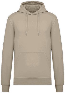 Basis-Kapuzenpullover aus Bio-Baumwolle - Hellbraun