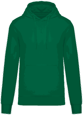 Basis-Kapuzenpullover aus Bio-Baumwolle - Kellygrün