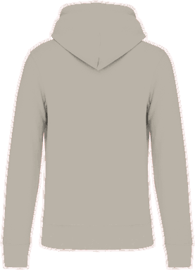 Basis-Kapuzenpullover aus Bio-Baumwolle - Ton