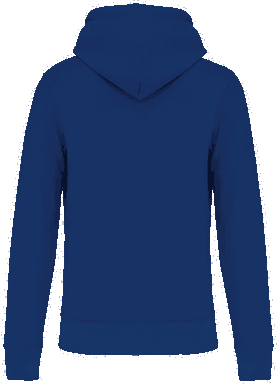 Basis-Kapuzenpullover aus Bio-Baumwolle - Echtes Indigo