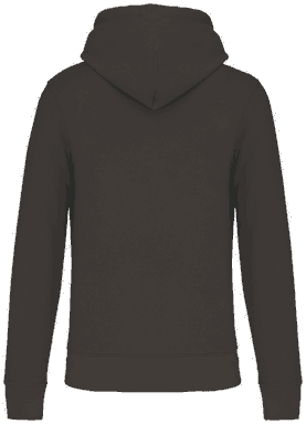 Basis-Kapuzenpullover aus Bio-Baumwolle - Dunkelgrau