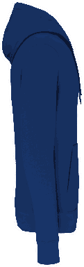 Basis-Kapuzenpullover aus Bio-Baumwolle - Echtes Indigo
