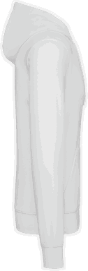 Basis-Kapuzenpullover aus Bio-Baumwolle - Weiß
