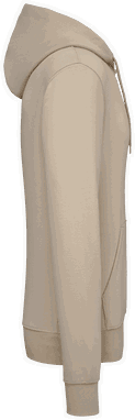 Basis-Kapuzenpullover aus Bio-Baumwolle - Hellbraun