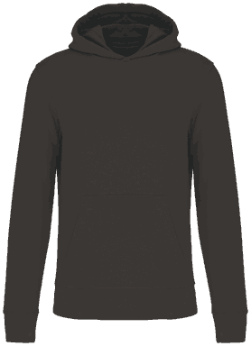 Basis eco kinder hoodie - Dark grey
