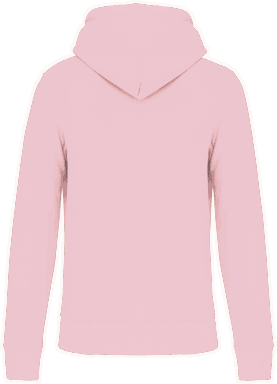 Basis eco kinder hoodie - Pale pink