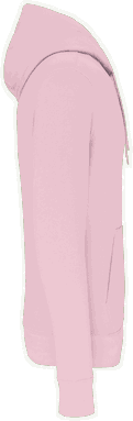 Basis eco kinder hoodie - Pale pink