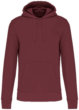 Basis eco kinder hoodie - Wine