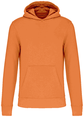 Basis eco kinder hoodie - Light orange