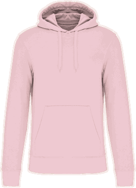 Basis eco kinder hoodie - Pale pink