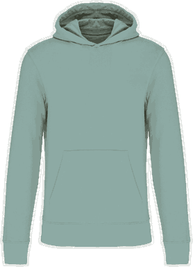 Basis eco kinder hoodie - Sage