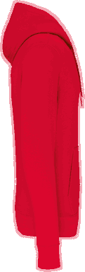 Basis eco kinder hoodie - Red