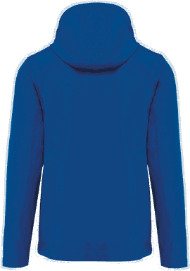 Basis softshell jas met afneembare capuchon en afneembare mouwen - Dark royal blue