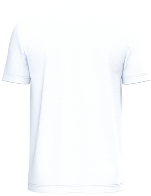 Klassisches T-Shirt mit Rundhalsausschnitt - Weiß