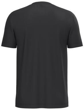 Klassisches T-Shirt mit Rundhalsausschnitt - Schwarz