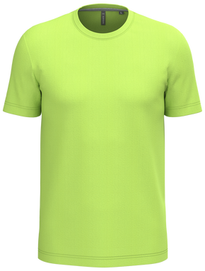 Klassisches T-Shirt mit Rundhalsausschnitt - Limettengrün