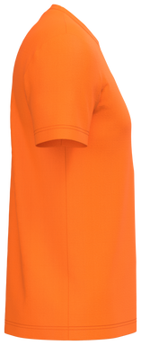 Klassisches T-Shirt mit Rundhalsausschnitt - Orange