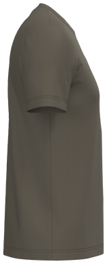 Klassisches T-Shirt mit Rundhalsausschnitt - Dunkles Khaki