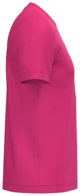 Klassisches T-Shirt mit Rundhalsausschnitt - Fuchsia