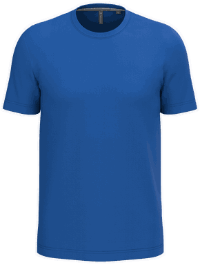 Klassisches T-Shirt mit Rundhalsausschnitt - Königsblau