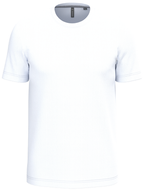 Klassisches T-Shirt mit Rundhalsausschnitt - Weiß
