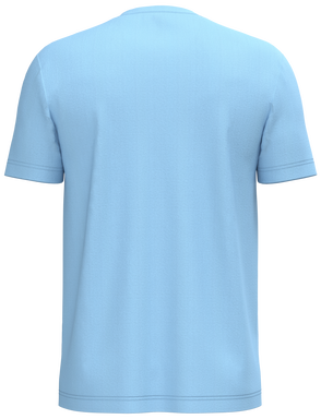 Klassisches T-Shirt mit Rundhalsausschnitt - Himmelblau