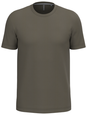 Klassisches T-Shirt mit Rundhalsausschnitt - Dunkles Khaki