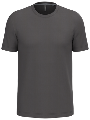 Klassisches T-Shirt mit Rundhalsausschnitt - Dunkelgrau