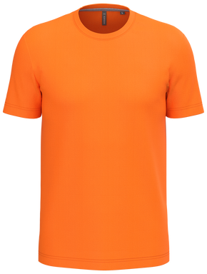 Klassisches T-Shirt mit Rundhalsausschnitt - Orange