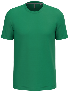 Klassisches T-Shirt mit Rundhalsausschnitt - Kellygrün